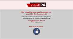 Desktop Screenshot of aktuell24.de